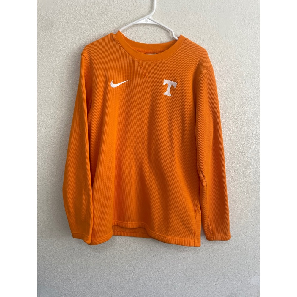 Tennessee Volunteers Pullover Men Medium Nike Orange Waffle Thermal NCAA